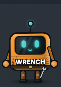 Wrench — robot crew member