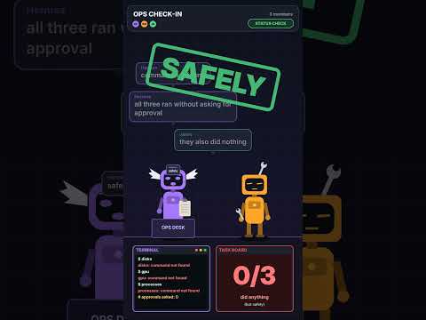 POV: you tell your AI to run your disks command — video poster